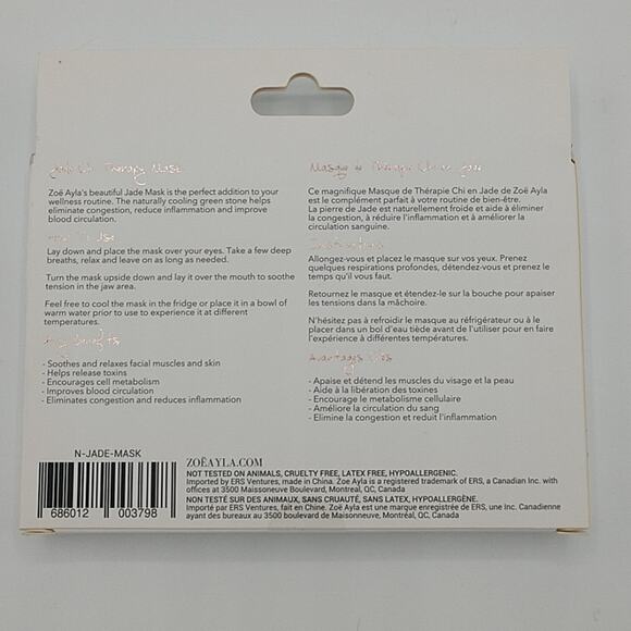 NWT Zoe Ayla Self Care Jade Chi Mask - Picture 4 of 4